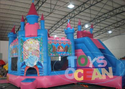 China Funny 5 in1 Giant Princess Castle 	Inflatable Bouncer Combo For Children Park for sale