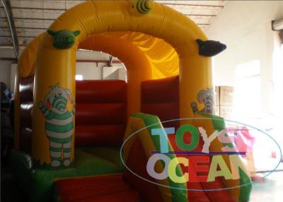 China New Design Colorful Inflatable Elephant  PVC Bounce Castle For Kids for sale