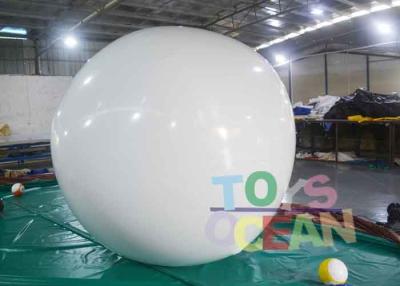 China DIA2M White PVC Round White Inflatable Balloon For Adversting for sale