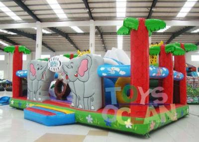 Chine grand obstacle gonflable de terrain de jeu d'Ourdoor de terrain de jeu de 7x5m combiné pour des enfants à vendre