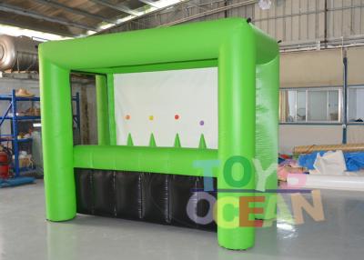 Cina Gioco gonfiabile su misura di sport di tiro con l'arco di colore verde per il gioco degli adulti in vendita