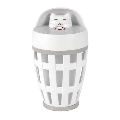 China Portable Design Aromatherapy 260ml Air Jet Air Spray Cat Diffuser Humidifier Happy Cup Portable Bedroom Office Car for sale