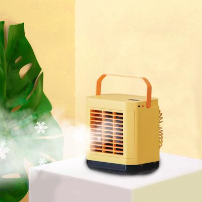 China Air Purification WYWD China Air Conditioner Fan Portable Air Cooler USB Rechargeable Mini Led Fan for sale