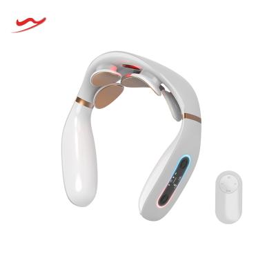 China WYWD Neck Neck Shoulder Smart Massager with Heating Function, Wireless 3D Travel Cervical Massager for sale