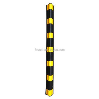 China Parking Lot Corner Protector Rubber Elevated Rubber Guard 1500MM for sale