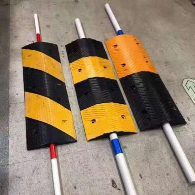 China CE RoHS 80mm high quality rubber high rubber speed bump, road ramp, speed bump for sale