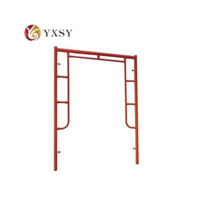 China Industrial hot sale walk through h frame scaffolding h frame scaffolding assembly for frame construction scaffolding for sale