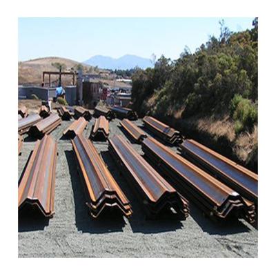 China Industrial U Type Trench Shoring Steel Sheet Pile for sale