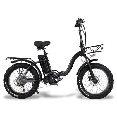 China New design Europe warehouse hot sale unisex 20 inch wheels with 48v 500w fat tire electric bike for adult for sale