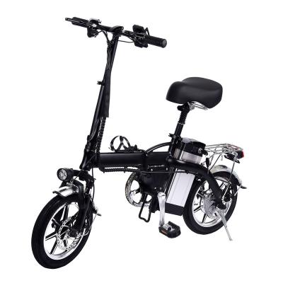 China 2021 unisex electric bicycle hot sale European warehouse 14 inch wheel 350w with perfect riding electric bike for adult for sale