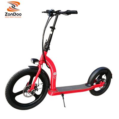 China 2021 high quality unisex off road with double motor 2 wheels 36v/10.4ah 350w big electric scooter for adults for sale