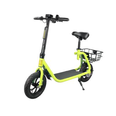 China 2021 unisex hot sale product electric scooter with goods basket in Europe warehouse for sale