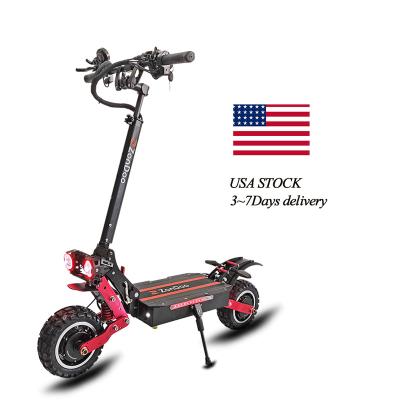 China ZonDoo unisex 60V 5600w off road electric scooter USA stock fast delivery ZO01 PLUS patinete electrico adults high speed escooter for sale