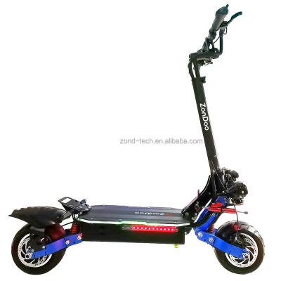 China 2021 Unisex Off Road 10 Inch Fat Tire 3000W*2 Motor Powerful Adult Electric Scooter Double Motor Foldable Electric Motorcycle Scooters for sale