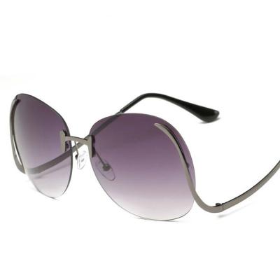 China 2021 fashionable oversized sunglasses uv400 men's purple fashion men's sunglasses for sale