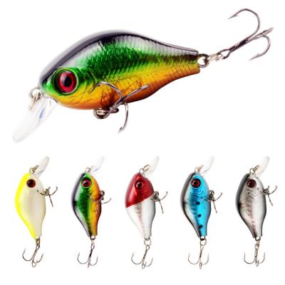 China Durable 6cm mini wobbler 8g lure trout plastic hard top crankbait water lipless lure fishing for sale