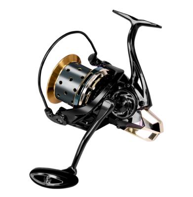 China Fish 120000 Straight Metal Snakeskin Reel Fish Wheel Fishing Reel Far Possibility Around Line Fishing Fish Carp Tackle for sale