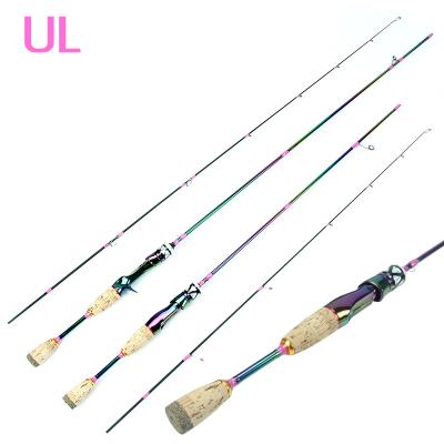 China Wholesale Spinning Olta Peche 1.8m Ultralight Lure Pole 2 Section Porcelain UL Lightweight Carbon Fiber Fishing Rod for sale