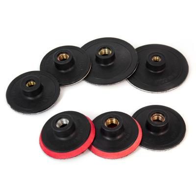 China Car Body 3 Inch Rotary Backing Plate Polisher Pad For Polishing With Hook And Loop for sale