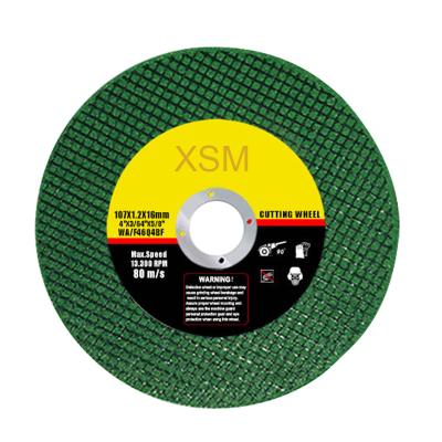 China Metal cutting 107*1.2 mm in. disc cutting metal. 4-16 Diameter Stainless Steel Grinding Cutting Wheel Cutting Disc , Metal Abrasives Tools for sale