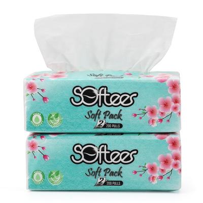 China Facial Tissue Package Soft Comfortable Promotional White Soft Facial Tissue Tissue Paper for sale