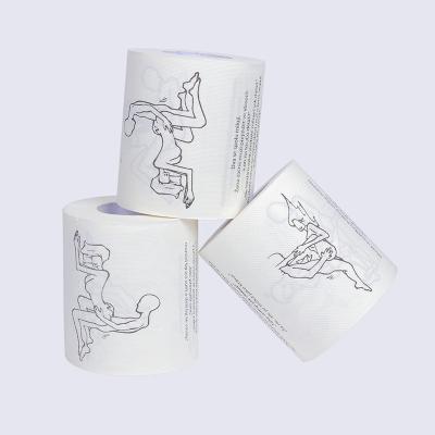 China Virgin Wood Papers Funny Toilet Paper Roll /Soft Toilet Paper Rolls /custom printed toilet paper for sale