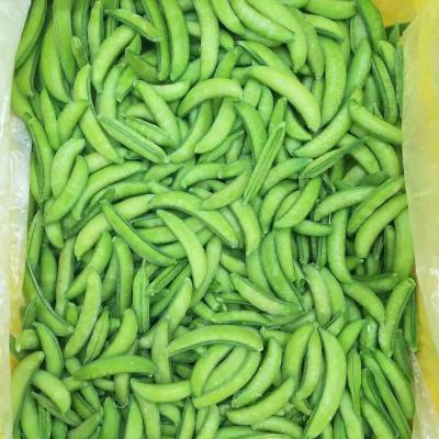 China 10kg 20kg healthy iqf bulk frozen green vegetables sweet instant sugar peas for sale for sale