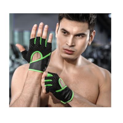 China Lightweight Customizable Gym Gloves Half Finger Logo Maker Workout Fitness Exercise Breathable Weightlifting Gloves for sale