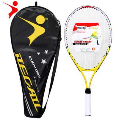 China Lightweight 23 Inch Children's Tennis Racquet Youth Aluminum Alloy Tennis Racket for sale