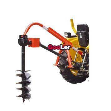 China Heavy Duty Tractor Driving Post Hole Digger / Hole Digging Tools for sale