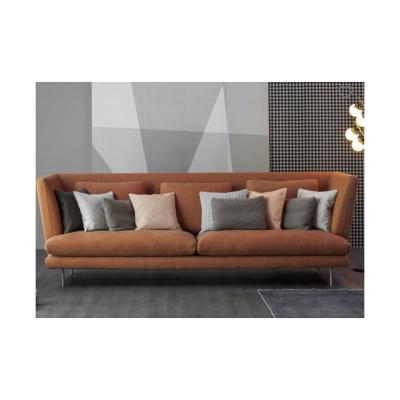 China Custom Made Luxury Modern Style Canvas Sofa Slipcover OEM (Size And Material) Acceptable Hotel Sofa Living Room Sofa for sale