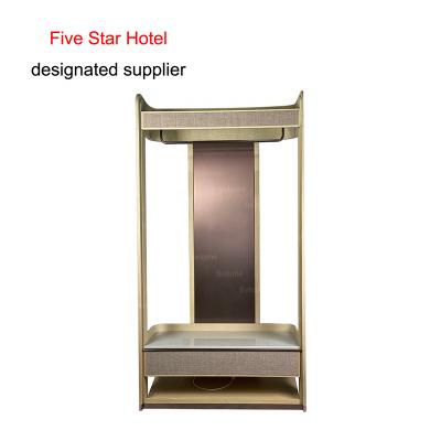 China Beltone Contemporary Activity Metal Marble Design Hotel Bedroom Solid Wood Fireproof Standard Wardrobe for sale