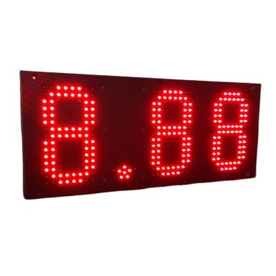 China IP65 price tag gas station gasoline price LED display board for outdoor gas station price display for sale