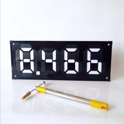 China Magnetic Price Flip Flip Oil Price Sign Flip Dot Display For Gas Station for sale