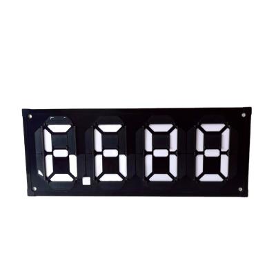 China Magnetic Price Display Board Gas Station Signboard Column Turnover Price Display Board for sale