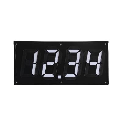 China Pervious To Light Up Magnetic Flip Display 4 Flip 7 Segment Display 4 Digit For Gas Station Magnetic Letters And Numbers With Board for sale