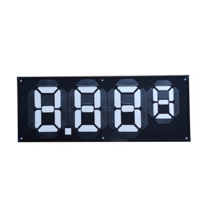 China Pervious to light up magnetic display flip 7 segment display 8889 for gas station fuel prices waterproof digital signs for sale