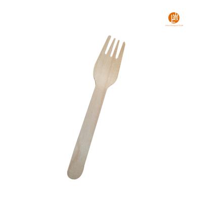 China Quality Disposable Cheap Cutlery Set Eco-friendy Birch Wooden Cutlery Set For Party Disposable Wooden Spoon SMALL WOODEN SPOON for sale