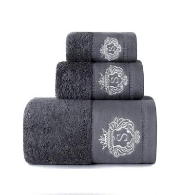 China Child Safe Highly Absorbent Soft And Plush 6 Piece Cotton Towel Set Turkish Bath for sale