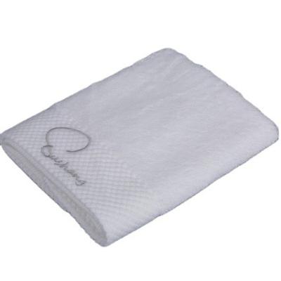 China Embroidery Logo White Terry Face Towel 100 Child Safe Stock Customized Cotton for sale