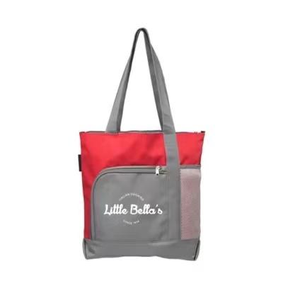 China Hot Sale Fashion Durable 600 Denier Polyester Canvas Sport Tote Bag With Custom Logo Printed for sale