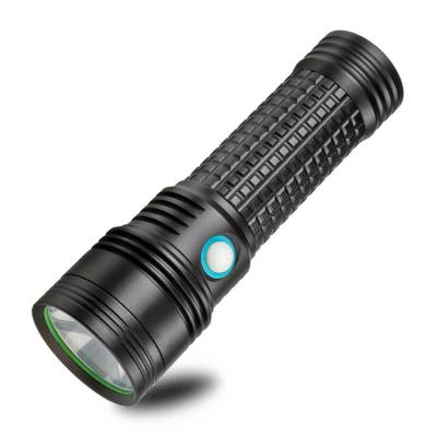 China New outdoor camping sst20 rechargeable emergency 26650 lithium 18650 lion battery usb led flashlight for sale