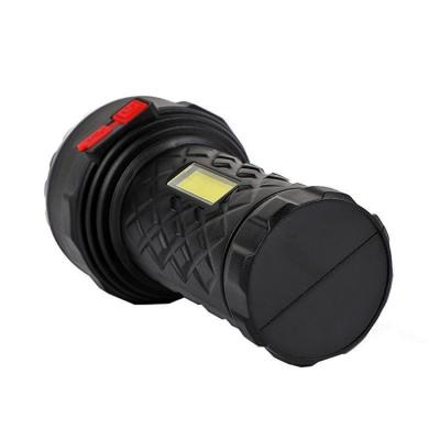 China Cheap Plastic Emergency 7 Side Cob Led USB Rechargeable Flashlight for sale