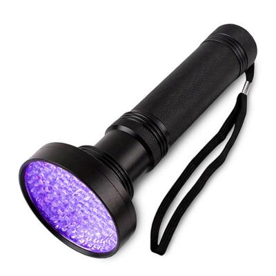 China D9197 Cat Urine Pet Stains Bed Bug Detector AA Dry Battery Industrial Ultraviolet Amber Detector 395nm 100 Led Blacklight UV Flashlight for sale