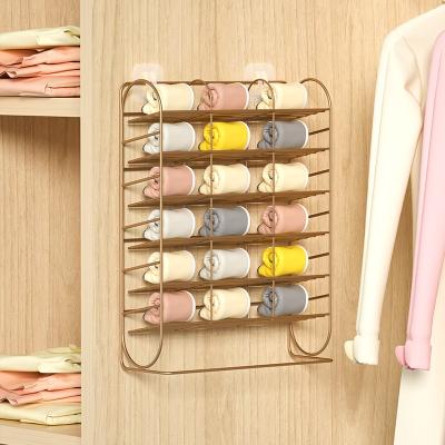 China Sustainable Display hanger underwear shelf panties shoes Sock clothing store Wall-mounted shelving bra shop hanger for sale