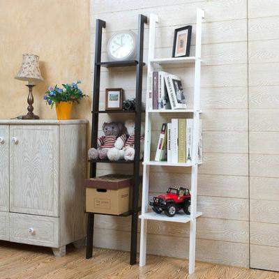 China Sustainable Tower Free Standing Rack Bamboo corner shelf Stand for Display shelves and Storage in Bathroom and living room for sale