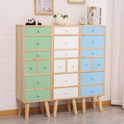 China Storage Wooden bedroom Organizer Sideboard Storage with Many Drawers for Living Room and Bedroom,Wood Storage Chest of Drawer Cabine for sale