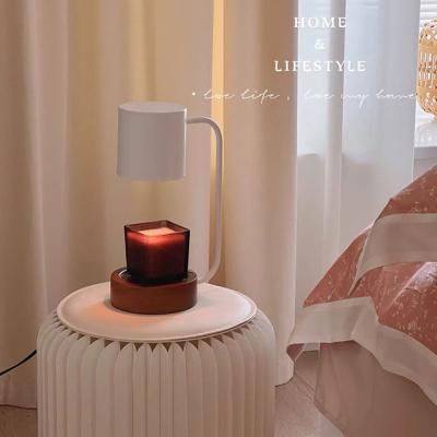 China Other Wholesale Hot Selling Wax Melt Heater Warmer Black White Candle Lamp Burner For Bedroom for sale