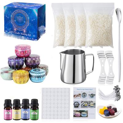 China Candle Making DIY Party Hot Selling Natural Gift Set Diy Candle Making Set Diy Candle Making Kit For Adult for sale