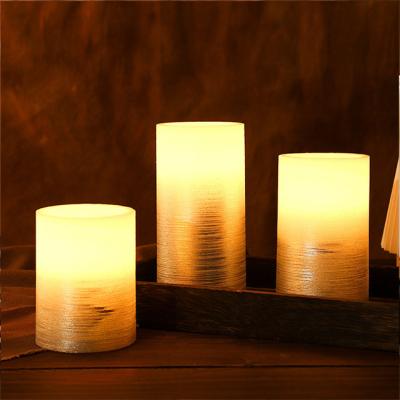 China New 2023 Birthdays Flame Candle Battery Operated Movable Glass for sale